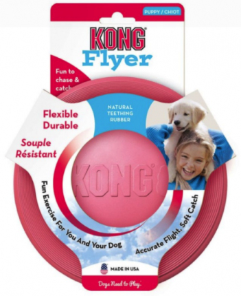 Frisbee Caucho Kong - Puppy Small Para perro